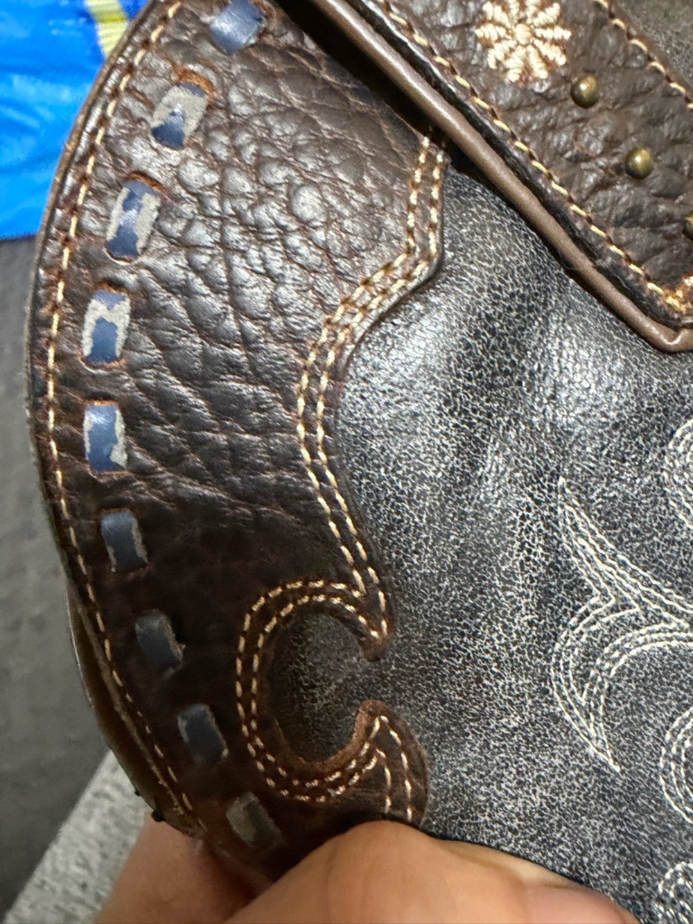 Ariat Daisy leather Western Boots Size 8.5 - Picture 8 of 13